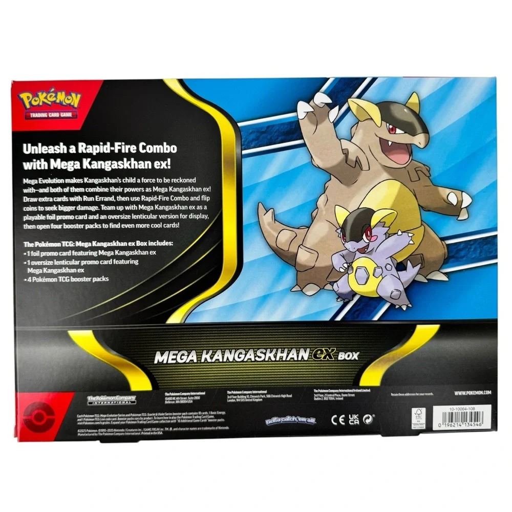 NEW Pokemon TCG Mega Kangaskhan Ex Collection w/Promo  + 4 Packs SEALED BOX